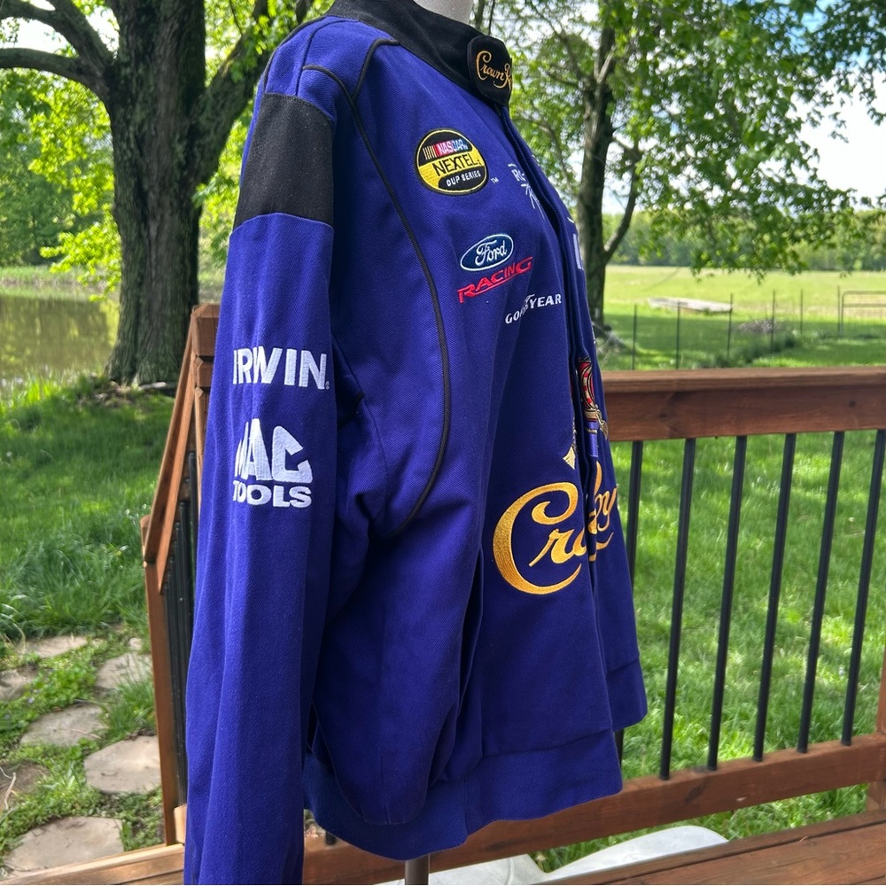 Crown Royal Team Caliber Nascar Racing Jacket Roush Racing Mens XL - Picture 6 of 11